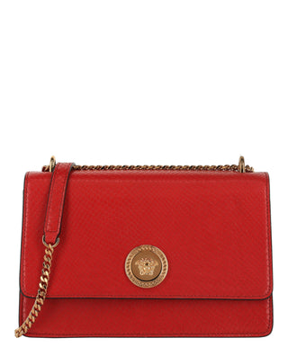 Versace La Medusa Shoulder Bag 1020716-A15728-1R12V Dark Red Gold