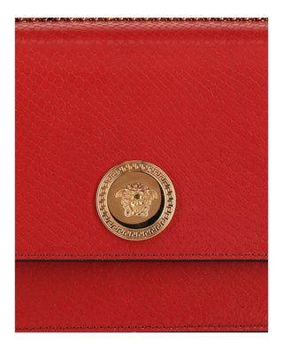 Versace La Medusa Shoulder Bag 1020716-A15728-1R12V Dark Red Gold