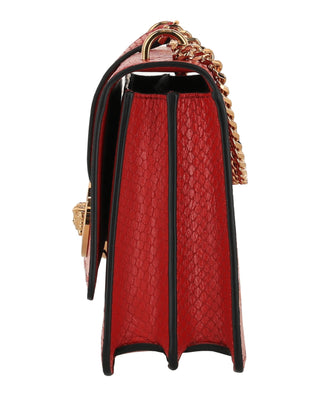 Versace La Medusa Shoulder Bag 1020716-A15728-1R12V Dark Red Gold