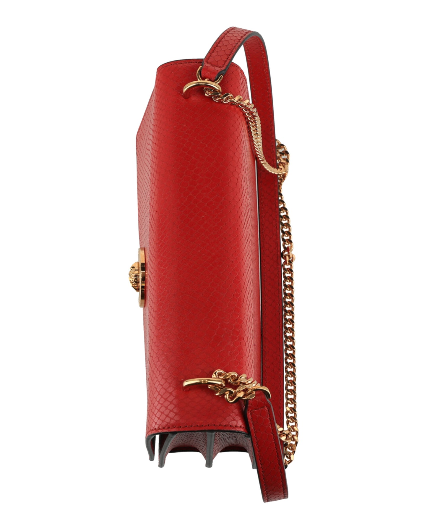 Versace La Medusa Shoulder Bag 1020716-A15728-1R12V Dark Red Gold