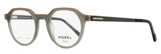 Morel Oga Kalmar Eyeglasses 10219O GO04 Transparent Gray/Orange 49mm