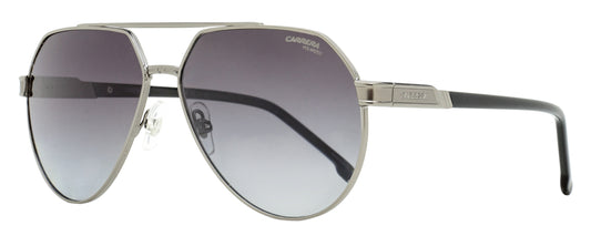 Carrera Polarized Pilot Sunglasses 1067/S KJ1WJ Ruthenium/Black 62mm