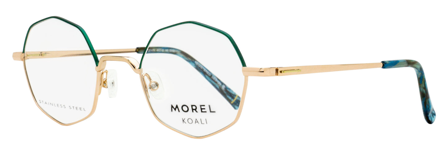 Morel Koali Amaryllis Eyeglasses 20147K DV02 Gold/Green 46mm