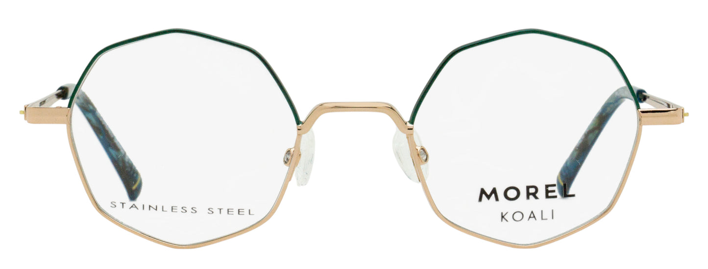 Morel Koali Amaryllis Eyeglasses 20147K DV02 Gold/Green 46mm