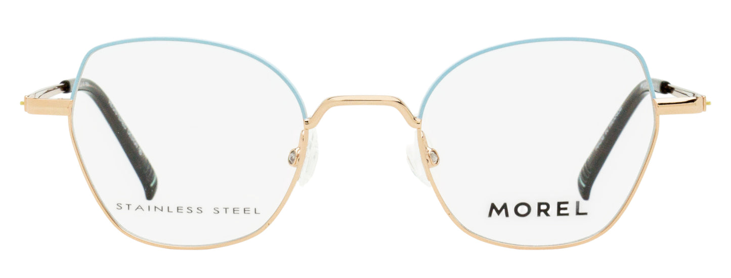 Morel Koali Amaryllis Eyeglasses 20148K PB04 Rose Gold/Blue 47mm