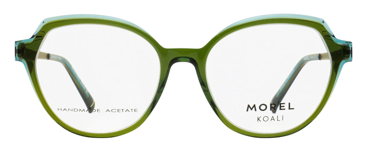 Morel Koali Malba 2 Eyeglasses 20173K VB12 Green/Gold 53mm