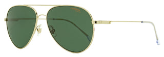 Carrera Small Pilot Sunglasses 2031T/S J5GQT Gold 58mm
