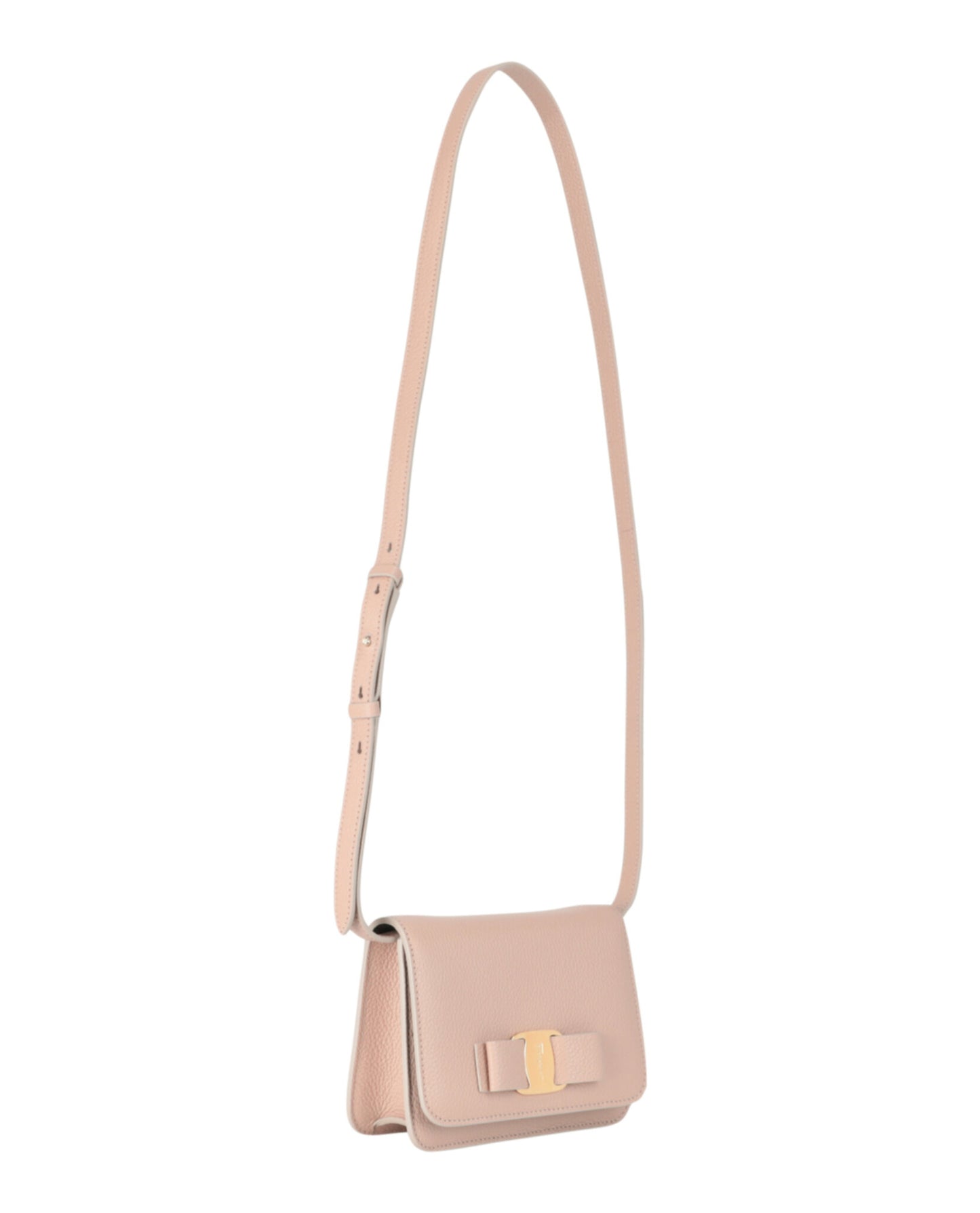 Ferragamo Vara Bow Crossbody 218374-772257 Light Pink