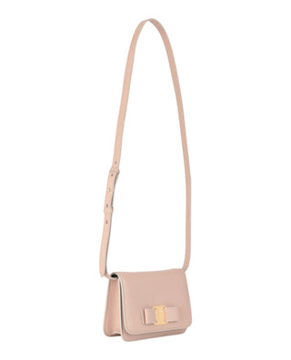 Ferragamo Vara Bow Crossbody 218374-772257 Light Pink