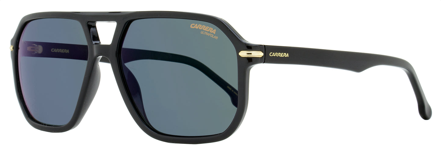 Carrera Polarized Navigator Sunglasses 302/S 2M2Q3 Black/Gold 59mm