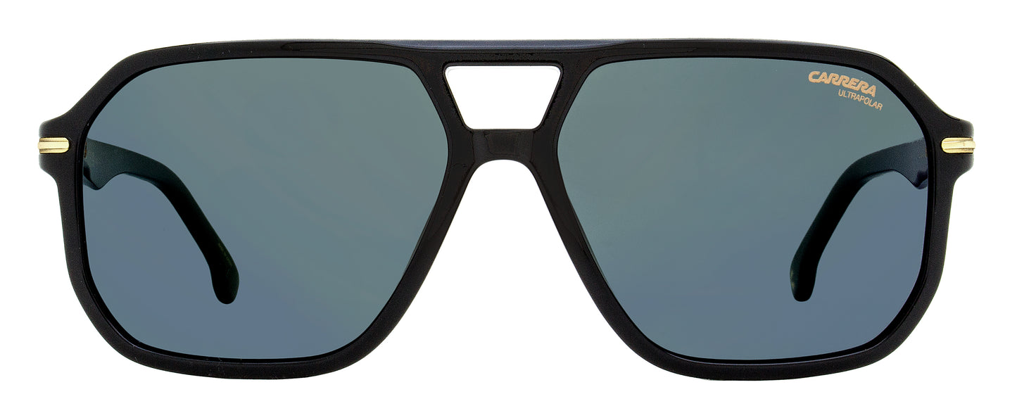 Carrera Polarized Navigator Sunglasses 302/S 2M2Q3 Black/Gold 59mm