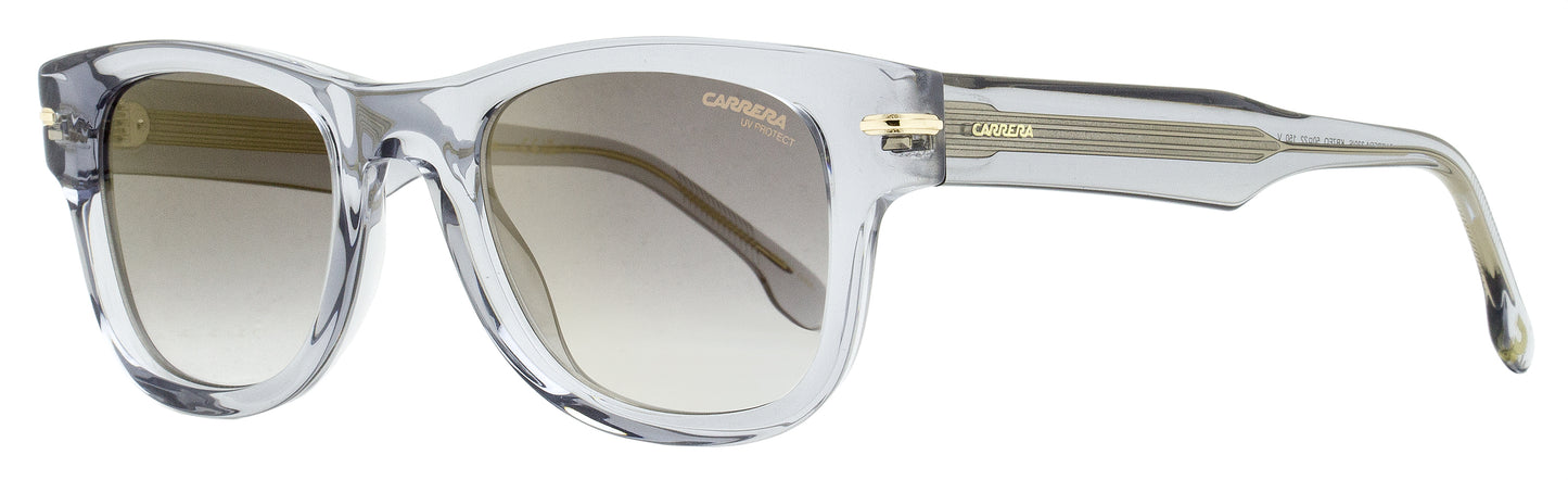 Carrera Retro Rectangular Sunglasses 330/S KB7FQ Transparent Gray 50mm