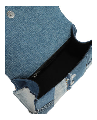 Balenciaga Hourglass Top Handle S Aj 593546-21E1Y-4661 Washed Blue