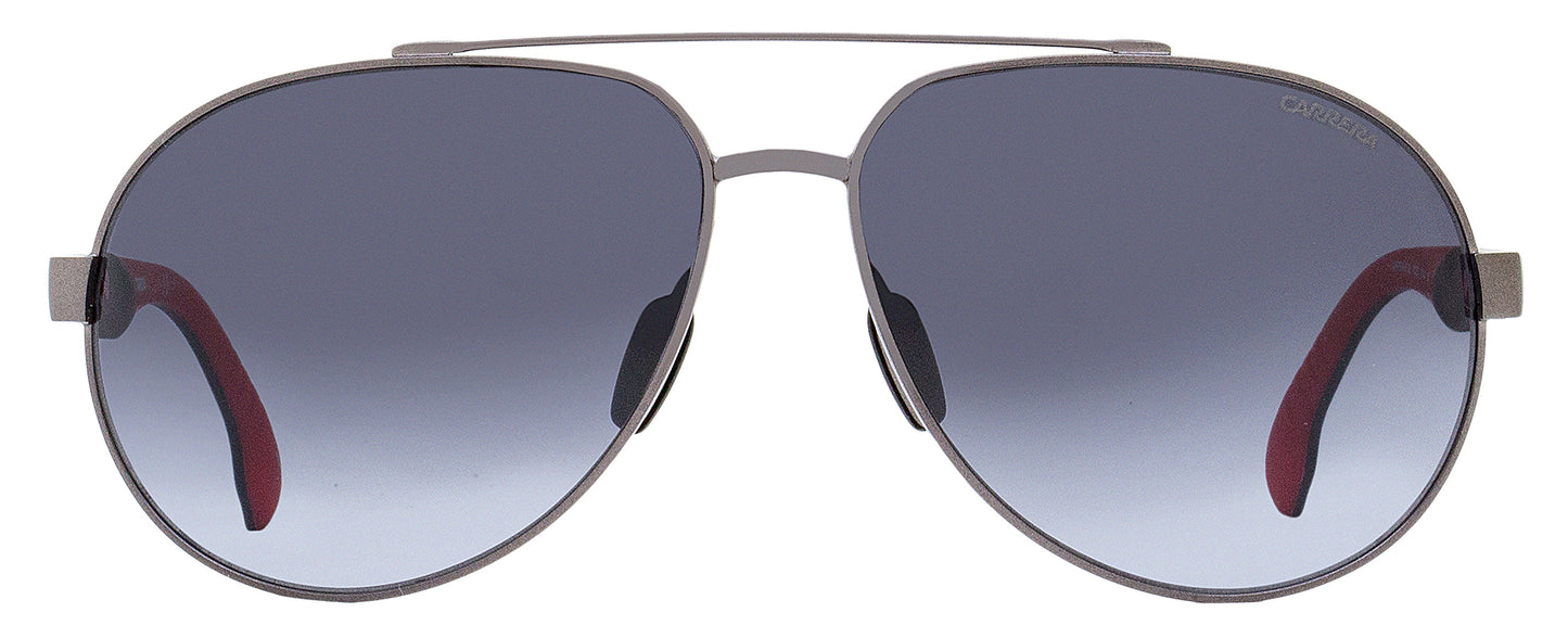 Carrera Pilot Sunglasses 8025/S R809O Matte Ruthenium/Black/Red 63mm