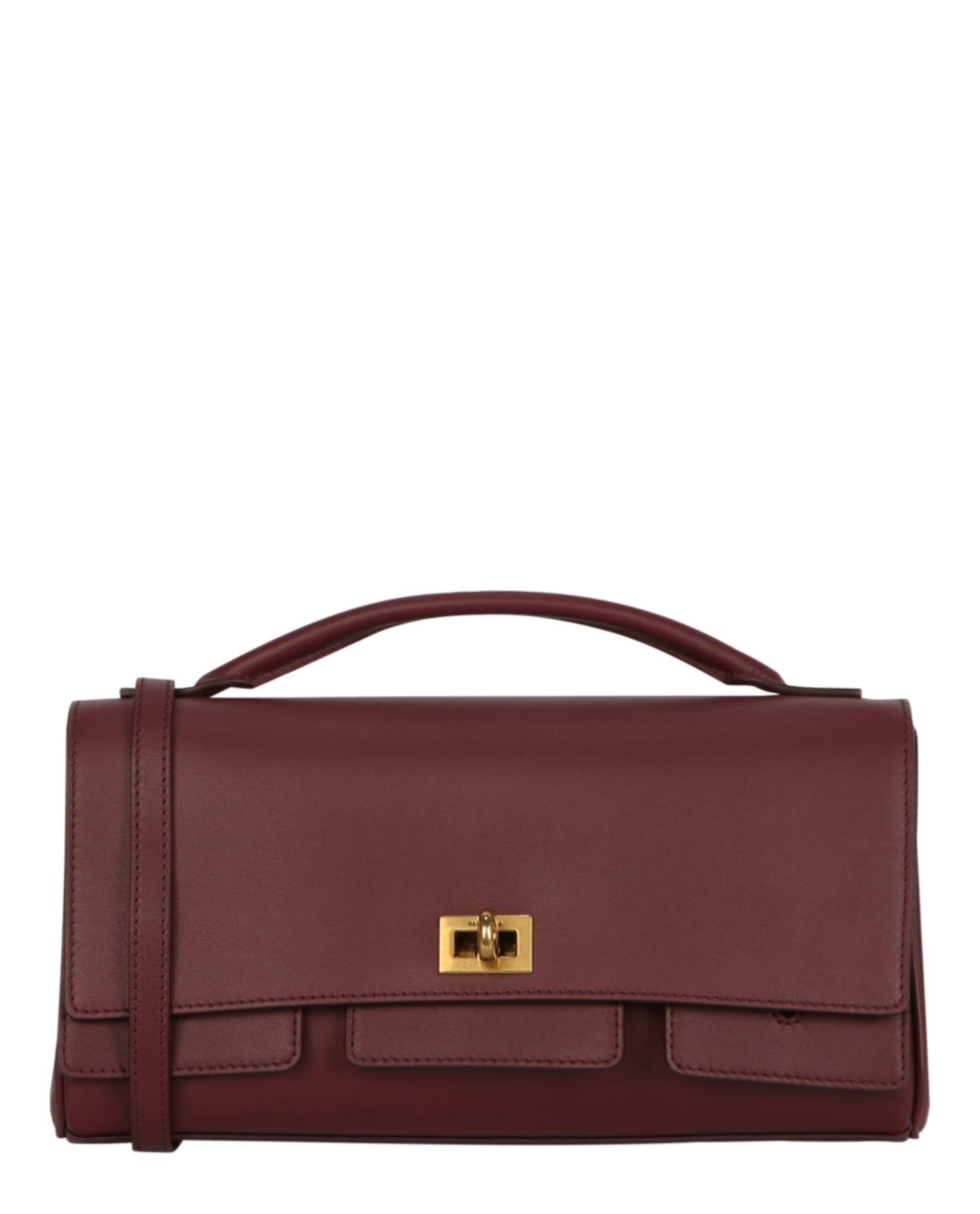 Balenciaga Bel Air Clutch S 834943-2ABAV-6036 Dark Burgundy