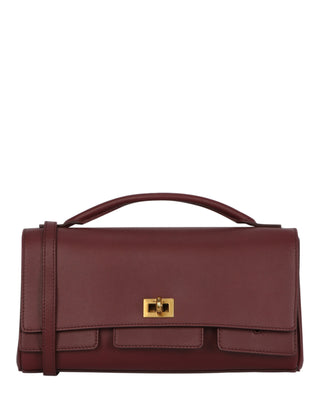 Balenciaga Bel Air Clutch S 834943-2ABAV-6036 Dark Burgundy