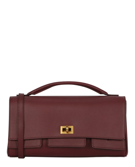 Balenciaga Bel Air Clutch S 834943-2ABAV-6036 Dark Burgundy