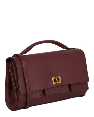 Balenciaga Bel Air Clutch S 834943-2ABAV-6036 Dark Burgundy