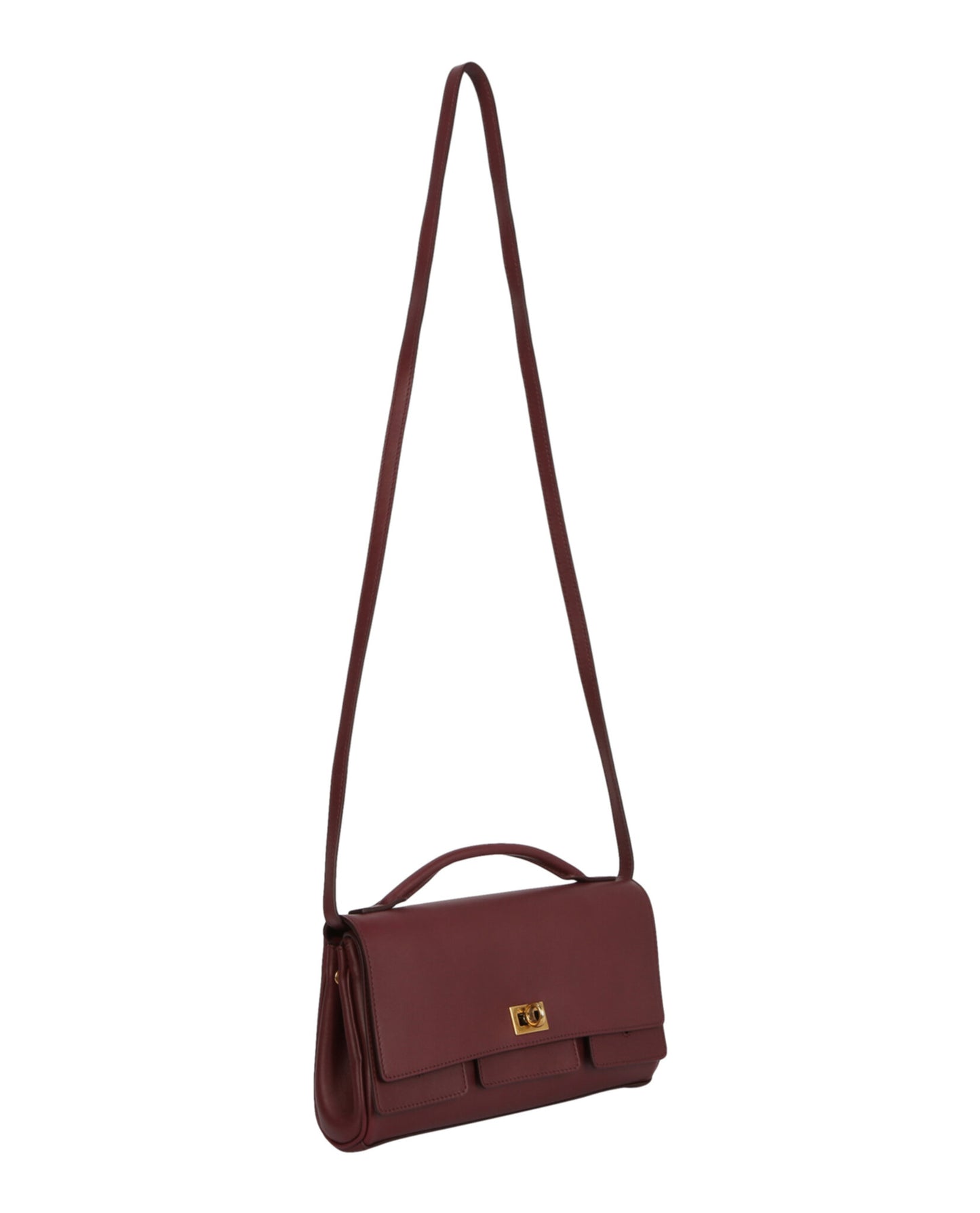 Balenciaga Bel Air Clutch S 834943-2ABAV-6036 Dark Burgundy