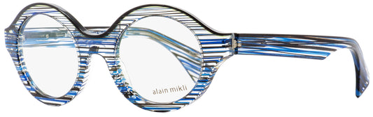 Alain Mikli Oval Eyeglasses A03020 3089 Blue/Black Striped 48mm 3020