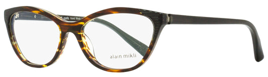 Alain Mikli Cateye Eyeglasses A03067 002 Pointille Black Havana 54mm 3067