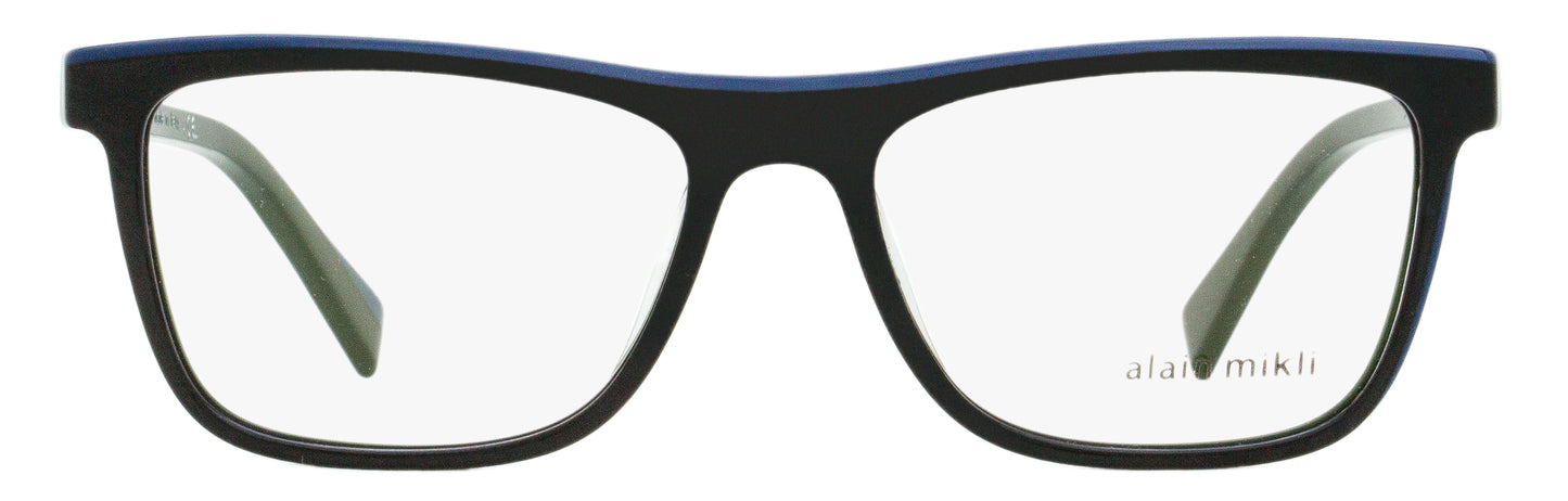 Alain Mikli Rectangular Eyeglasses A03083 001 Blue/Black 54mm 3083