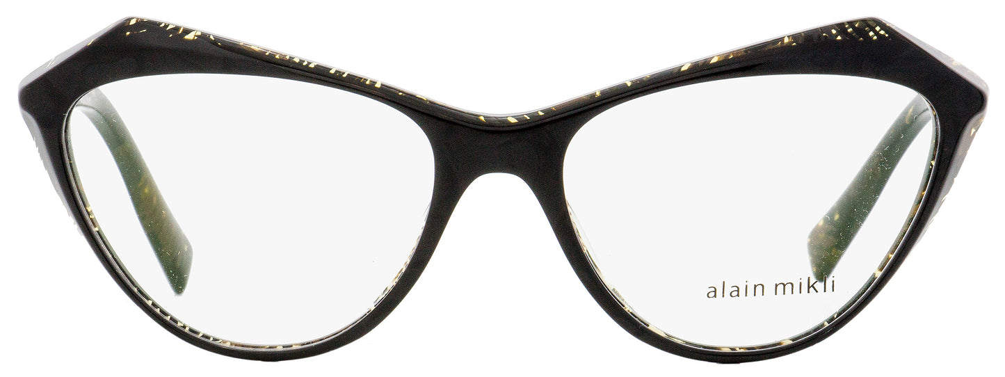 Alain Mikli Butterfly Eyeglasses A03089 Lumette 004 Black/Brown 55mm 3089