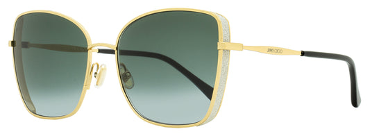 Jimmy Choo Butterfly Sunglasses Alexis 0009O Gold/Black 59mm