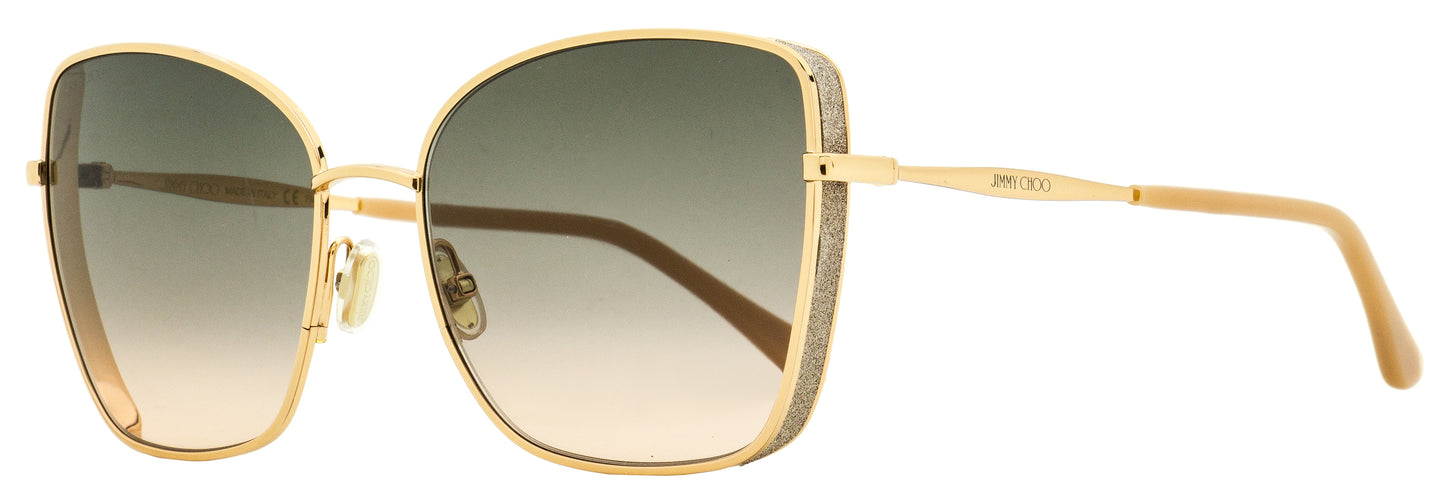 Jimmy Choo Butterfly Alexis Sunglasses PY3FF Gold/Nude 59mm