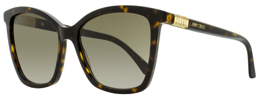 Jimmy Choo Ali Square Sunglasses 086HA Havana 56mm