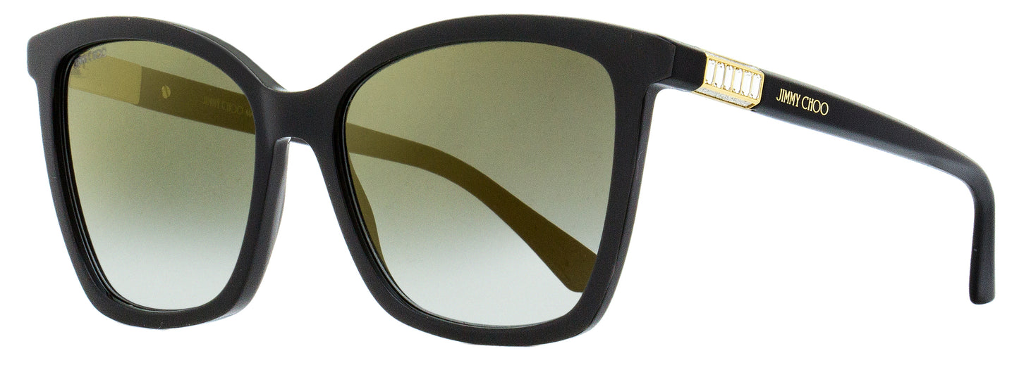 Jimmy Choo Square Ali Sunglasses 807FQ Black 56mm