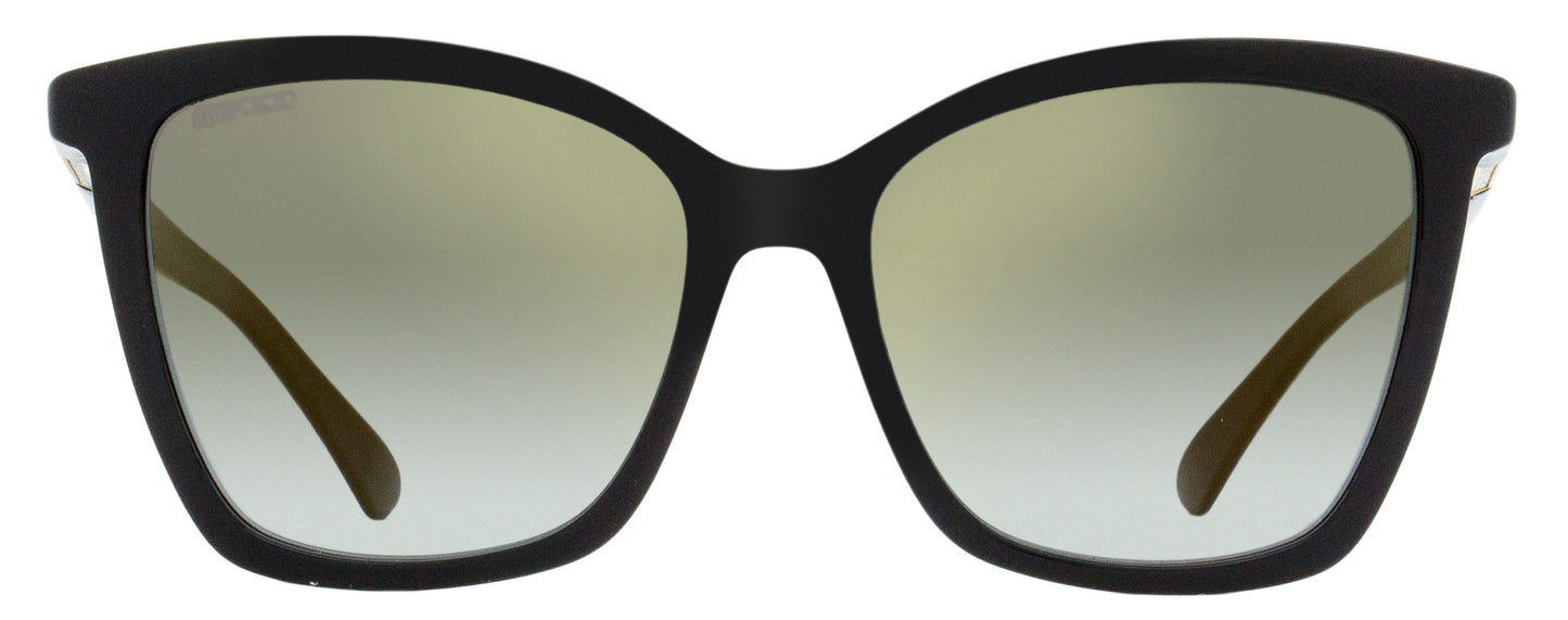 Jimmy Choo Square Ali Sunglasses 807FQ Black 56mm