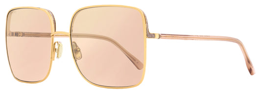 Jimmy Choo Square Sunglasses Aliana PY32S Gold/Nude 59mm