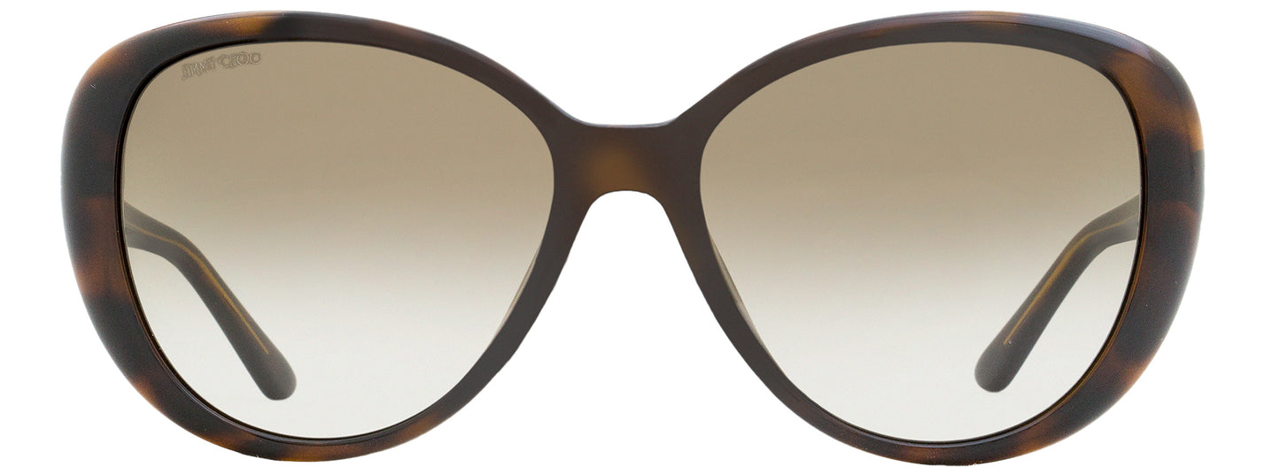 Jimmy Choo Oval Sunglasses Amira/G/S 086HA Havana 57mm