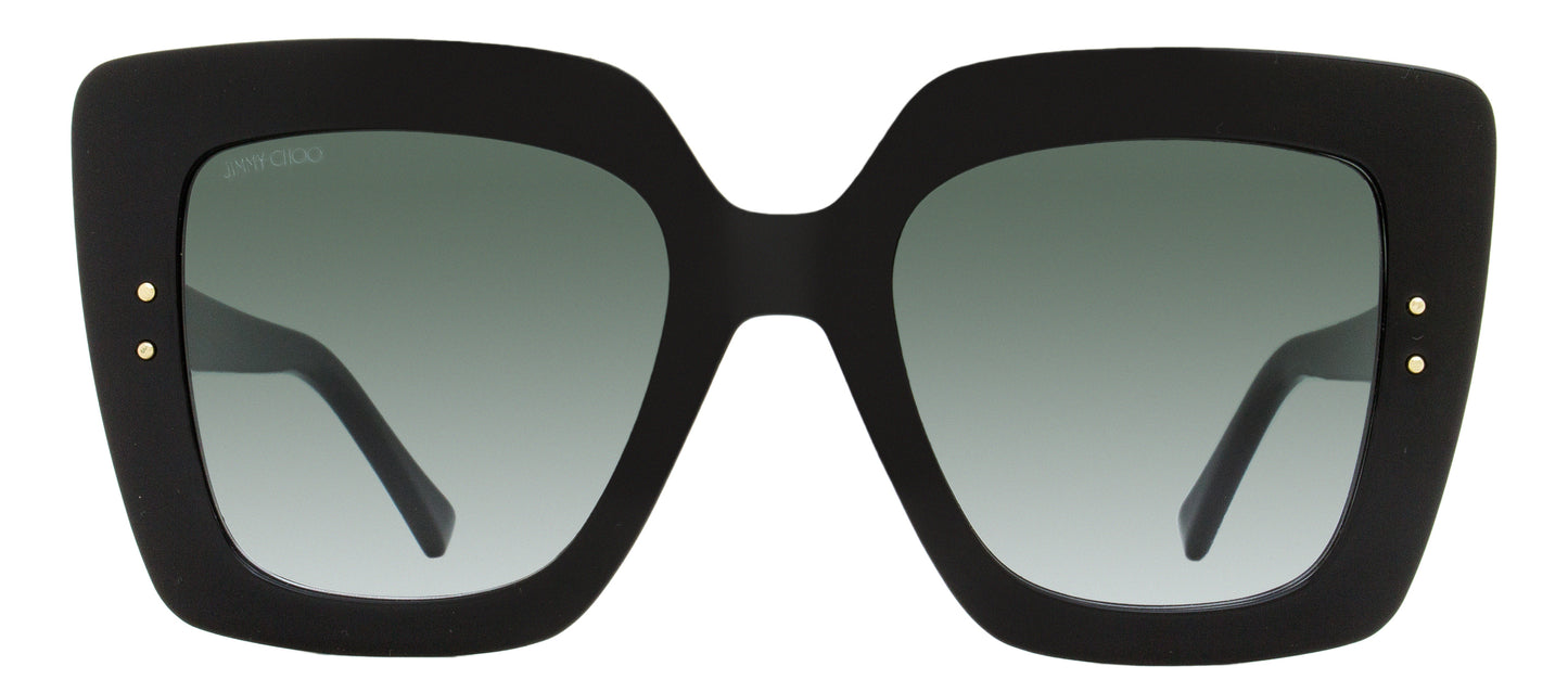 Jimmy Choo Square Sunglasses Auri /G 8079O Black 53mm