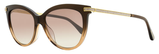 Jimmy Choo Oval Sunglasses Axelle /G 0MYNQ Brown-Sand 56mm