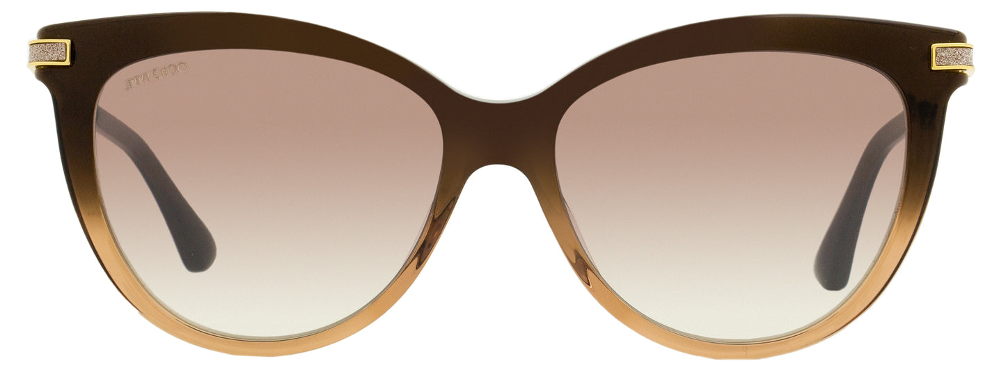 Jimmy Choo Oval Sunglasses Axelle /G 0MYNQ Brown-Sand 56mm