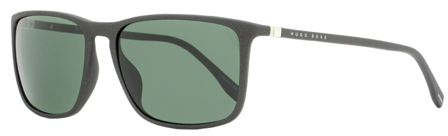 Boss Rectangular Sunglasses B0665NS KB7QT Matte Charcoal 57mm 665