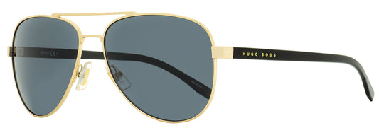 Boss Pilot Sunglasses B0761S RHLIR Gold/Black 60mm