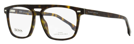 Boss Square Eyeglasses B1128 086 Havana 54mm