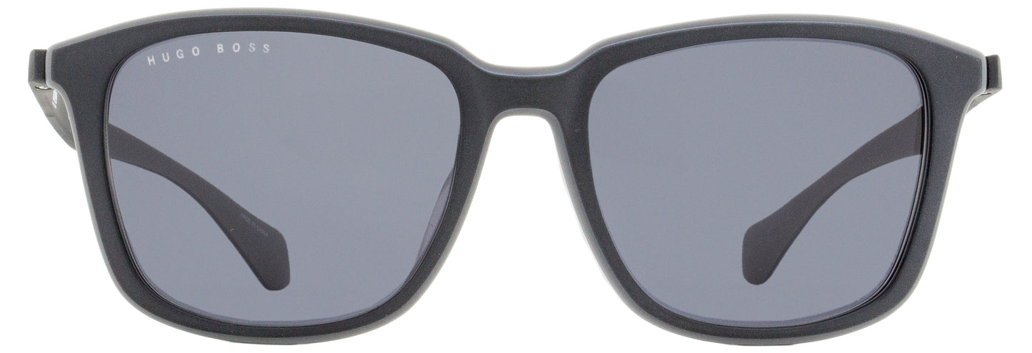 Boss Rectangular Sunglasses B1140FS O6WIR Matte Black/Gray 56mm 1140