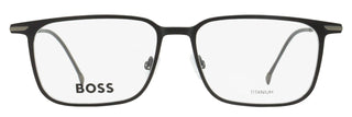 Boss Titanium Rectangular Eyeglasses B1253 003 Matte Black 54mm