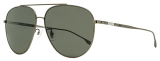Boss Pilot Polarized Sunglasses B1296FS R80M9 Matte Ruthenium 63mm