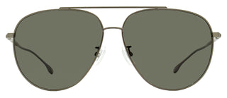 Boss Pilot Polarized Sunglasses B1296FS R80M9 Matte Ruthenium 63mm