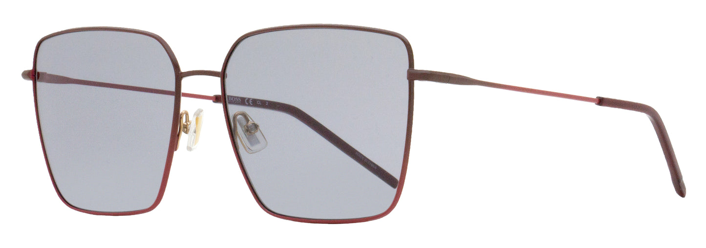 Boss Square Sunglasses B1333S 7W5IR Burgundy Gradient 59mm