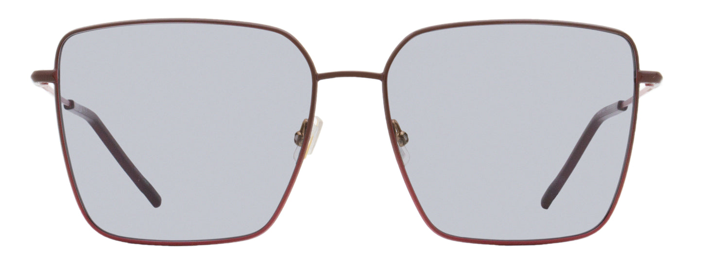 Boss Square Sunglasses B1333S 7W5IR Burgundy Gradient 59mm