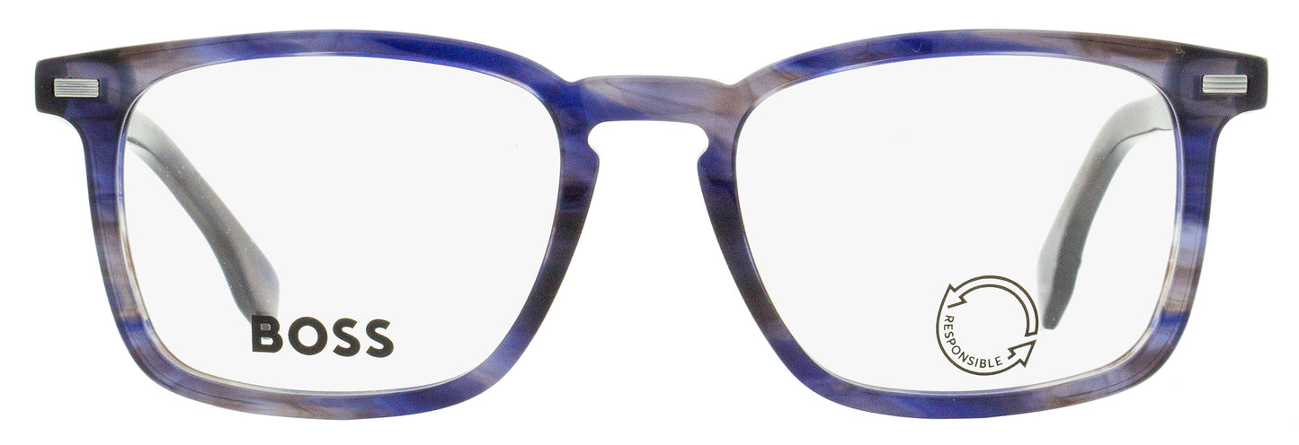 Boss Rectangular Eyeglasses B1368 JBW Blue Havana 53mm