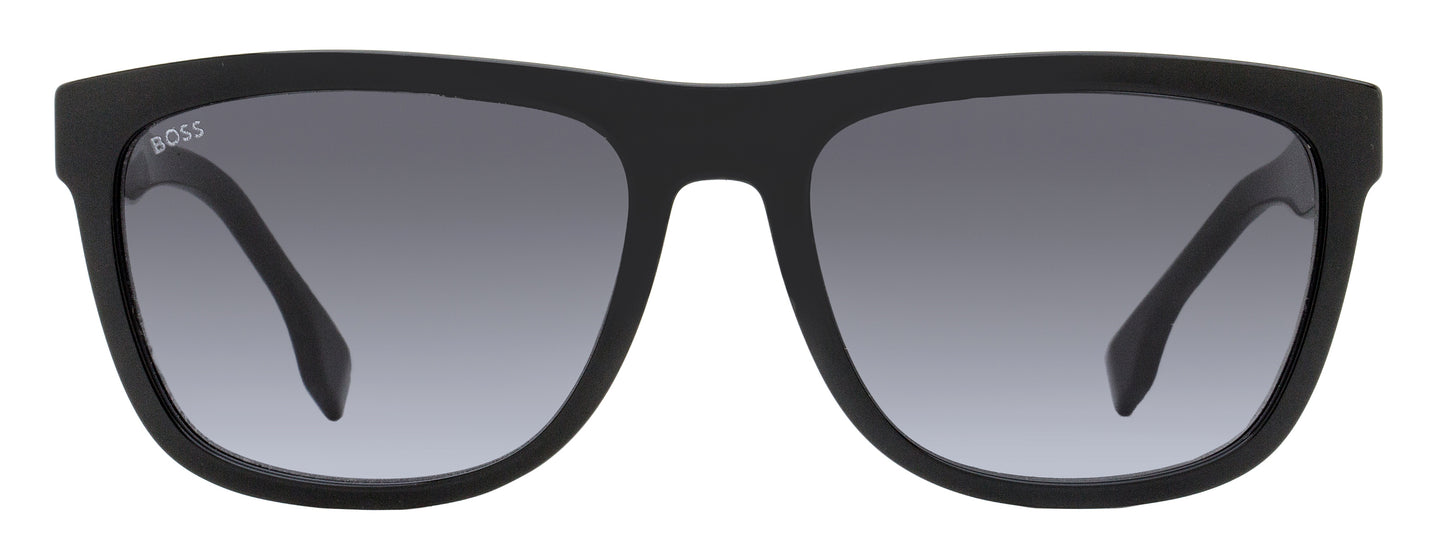 Boss Classic Rectangular Sunglasses B1439/S 8079O Black 58mm