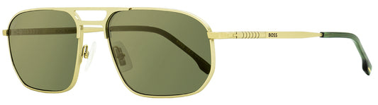 Boss Runway Sunglasses B1446S J5GWM Gold/Green 59mm