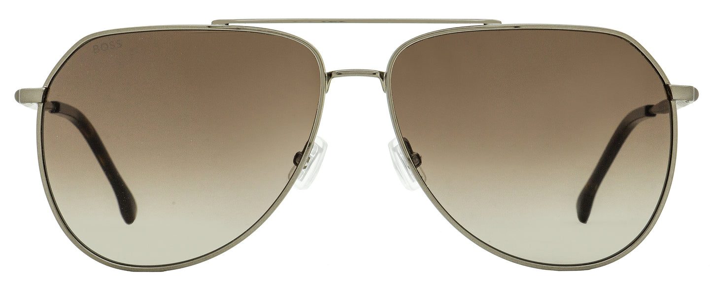 Boss Square Pilot Sunglasses B1447OS KJ186 Ruthenium 61mm